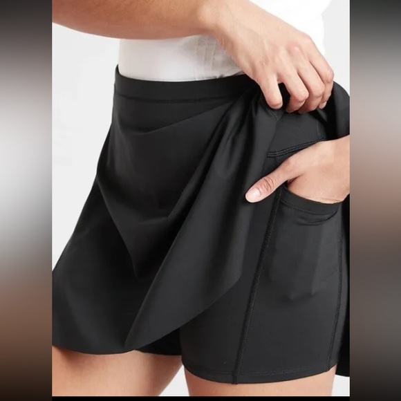 Athleta Black Match Point Skort 13.5” Size Medium - Picture 3 of 12